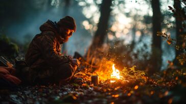 bushcraft en forêt