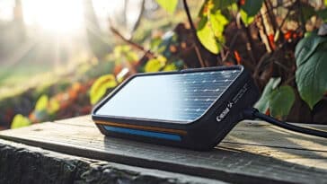 chargeur solaire pour smartphone et iPhone