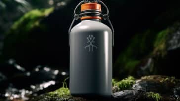 Une gourde en milieu sauvage