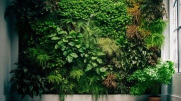 Mur végétal dans appartement