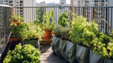 Potager sur balcon