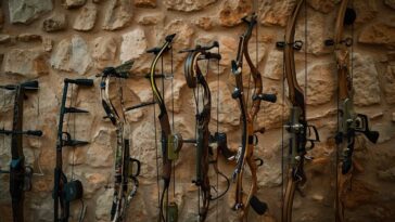 Différents types d'arcs de chasse